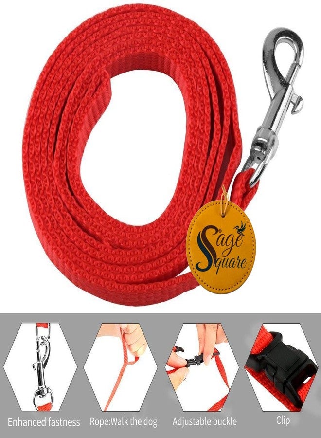 Sage Square Halter Durable & Adjustable Harness with Leash Rope Set for Cat (Red) - Image 5